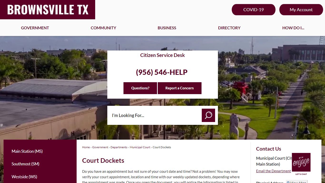 Court Dockets | Brownsville, TX